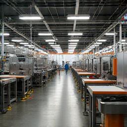 Manufacturing machinery in hearthstone culinary factory Seattle
